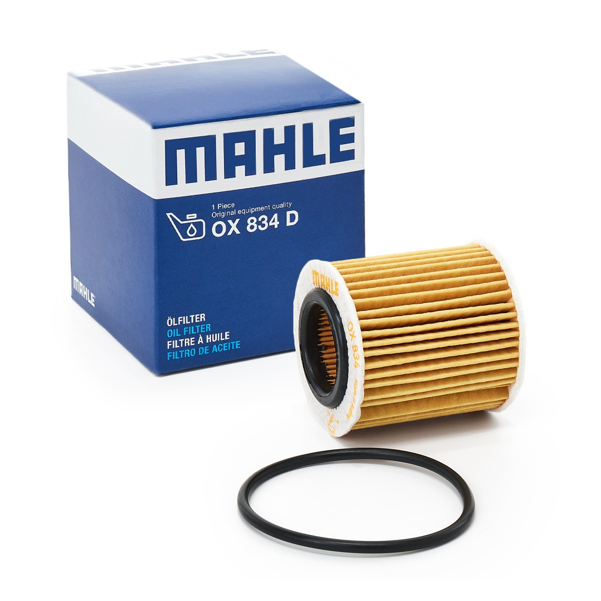 MAHLE Oljefilter OX 834D MAHLE OX 834D Oljefilter F-150 Mk14 (P702) Crew Cab Pick-up original
