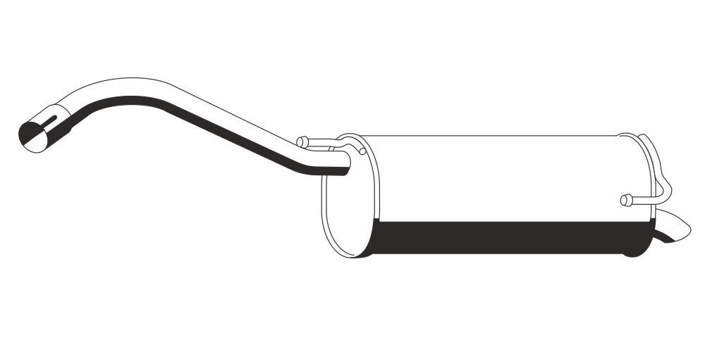 ERNST Marmitta 695039 695039 costo Marmitta posteriore ERNST NISSAN 350 Z