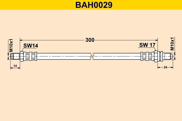 Barum Remslang BAH0029 Remslangen Barum NISSAN BAH0029