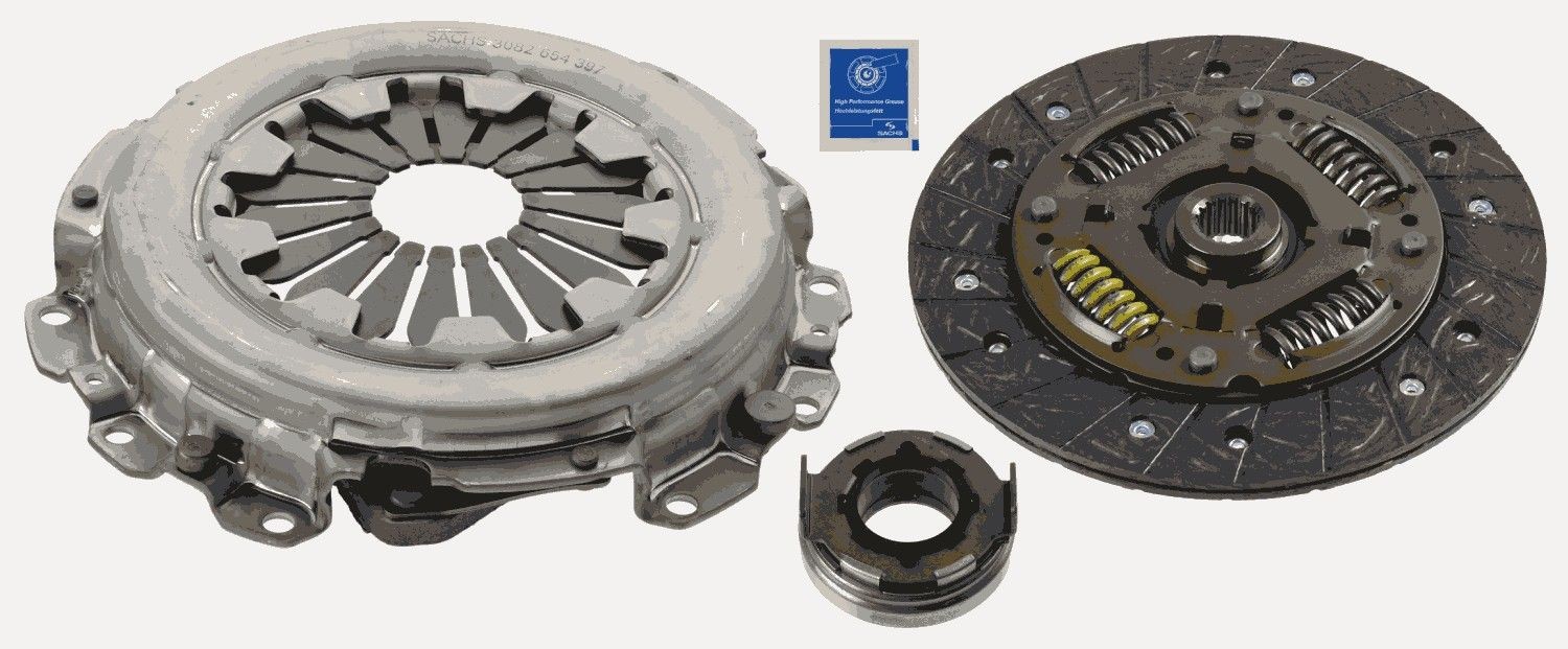 SACHS Clutchsett 3000 951 463 SACHS 3000 951 463 Clutchsett CHEVROLET Aveo / Kalos Hatchback (T250, T255) 1.2 LPG 81 hk 2008