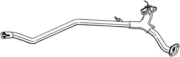 BOSAL Heitgaasitoru 850-039 Väljalasketoru Mazda GY 850-039 BOSAL