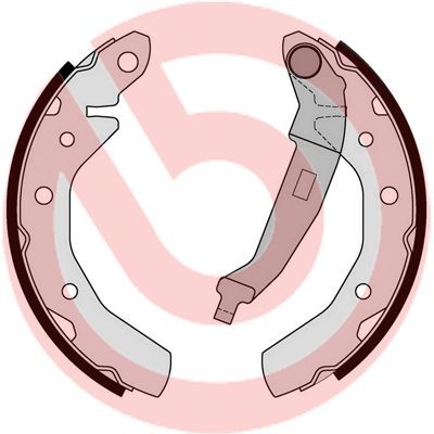 BREMBO Bremžu loku komplekts S 10 517 BREMBO S 10 517 Bremžu loku komplekts
