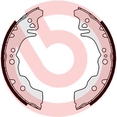 BREMBO Jeu de mâchoires de frein S 16 515 Jeu de mâchoires de frein BREMBO SUBARU S 16 515