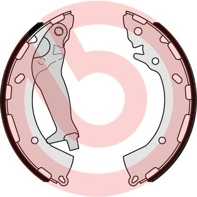 Jogo de maxilas de travão BREMBO S 30 525 BREMBO S 30 525 Jogo de maxilas de travão HYUNDAI i20 2023