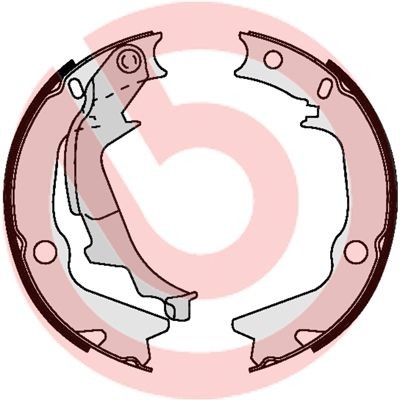 BREMBO Bremseskosett, håndbrems S 30 528 Håndbrekk BREMBO GETZ S 30 528 billige