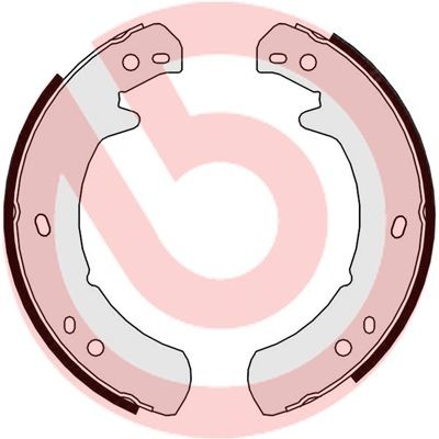 BREMBO Bremseskosett, håndbrems S 44 507 S 44 507 Håndbrekksko LAND ROVER DISCOVERY BREMBO