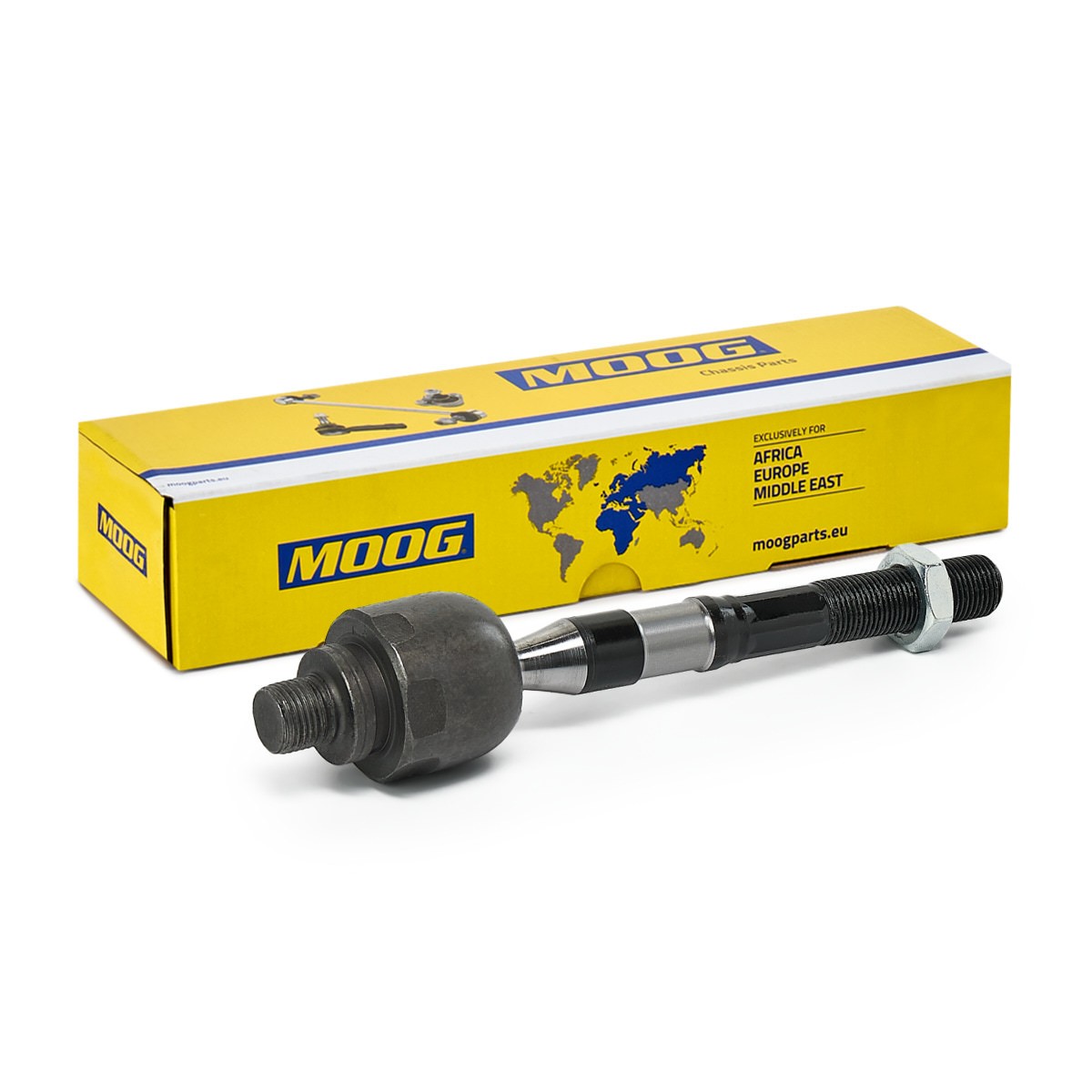 MOOG Articulação axial, barra de acoplamento HY-AX-10810 HY-AX-10810 Barra axial da direção HYUNDAI H-1 Caixa MOOG