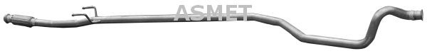 ASMET Tuyau d'échappement 08.081 ASMET Tube d'échappement PEUGEOT 08.081