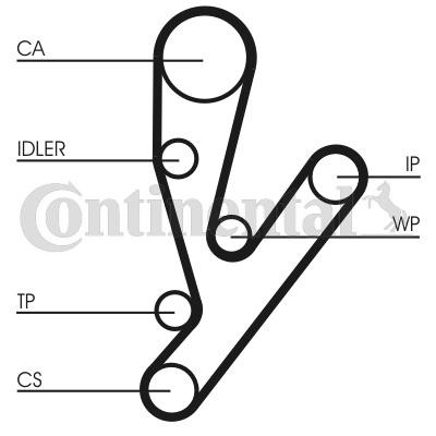 Water pump and timing belt kit CONTITECH CT1148WP1 CONTITECH CT1148WP1 Fiat DUCATO 2007 Cambelt kit price