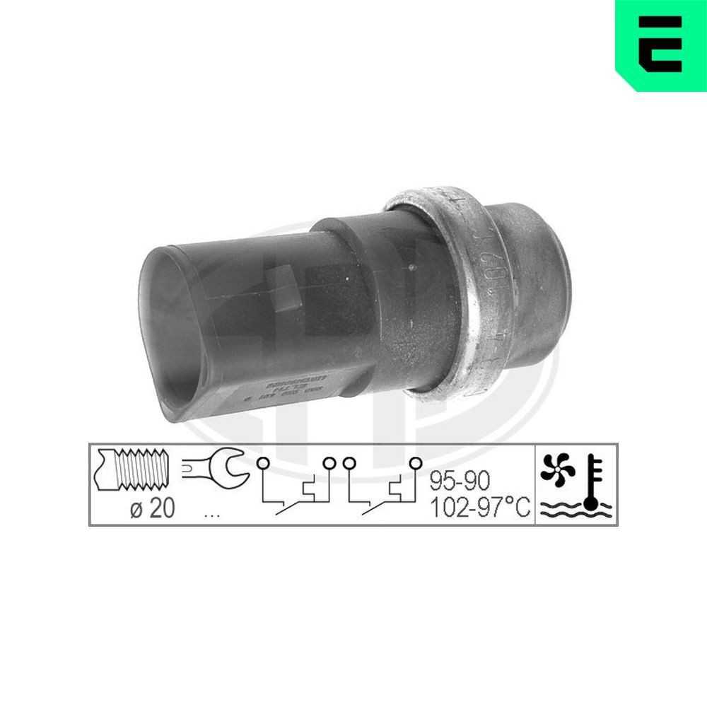 ERA Temperaturkontakt, kølerventilator 330231 ERA 330231 Temperaturkontakt, kølerventilator AUDI A4 B7 Sedan (8EC) 3.0 quattro 218 HK 2005