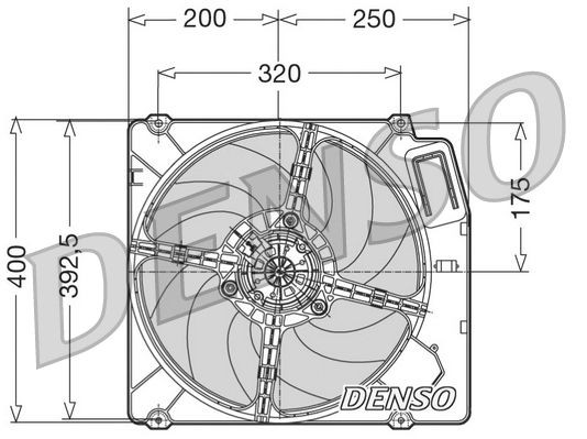 DENSO Kjølevifte DER01003 DENSO DER01003 originale Kjølevifte Fiat Tipo 160 hva koster