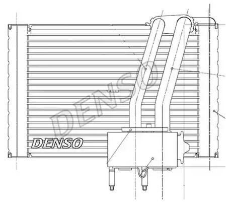 DENSO Εξαεριωτής, σύστημα κλιματισμού DEV07005 DEV07005 Εξαεριωτής FORD USA MUSTANG DENSO