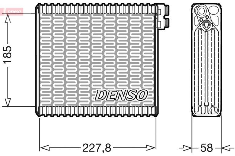 DENSO Evaporatore climatizzatore DEV09011 DEV09011 Evaporatore climatizzatore DENSO FORD USA EDGE costo