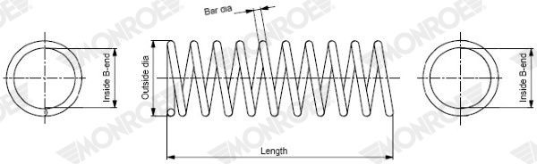 MONROE Chassisveer SP3204 Subaru BRZ Springveren MONROE SP3204