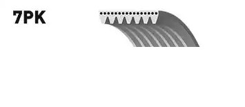 SNR Correia trapezoidal estriada CA7PK2265 CA7PK2265 Correia poly v JEEP GRAND CHEROKEE SNR