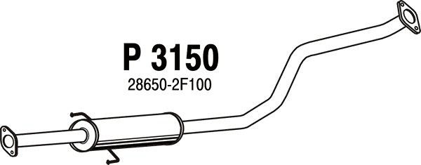 Middle silencer VEGAZ KS-147 VEGAZ KS-147 Kia CERATO 2019 Middle exhaust pipe price