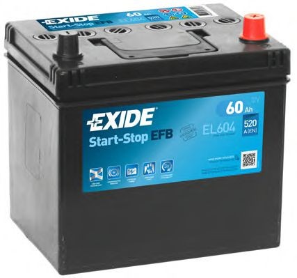 Käivitusaku EXIDE EL604 EXIDE EFB EL604 TOYOTA PREVIA 2007 Akud