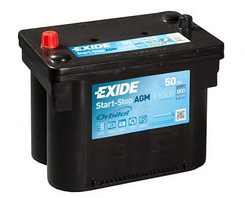 Accu EXIDE EK508 EXIDE AGM EK508: Autobatterijen Jeep WRANGLER 2009