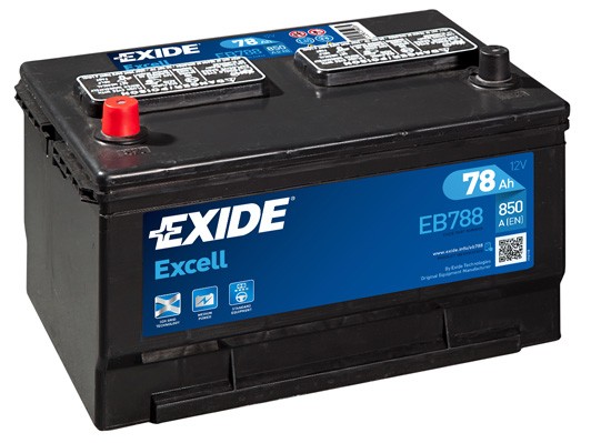 EXIDE Startbatteri EB788 EB788 Bilbatteri EXIDE FORD USA ECONOLINE
