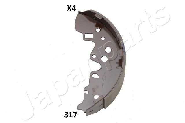 JAPANPARTS Bromsbacksats GF-317AF GF-317AF JAPANPARTS bromsbacksats MAZDA 2