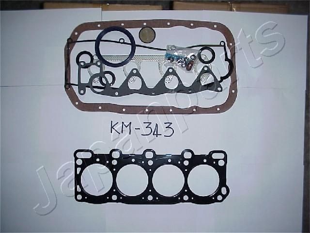 JAPANPARTS Kit guarnizioni motore KM-343 KM-343 costo Serie guarnizioni motore JAPANPARTS MAZDA 626