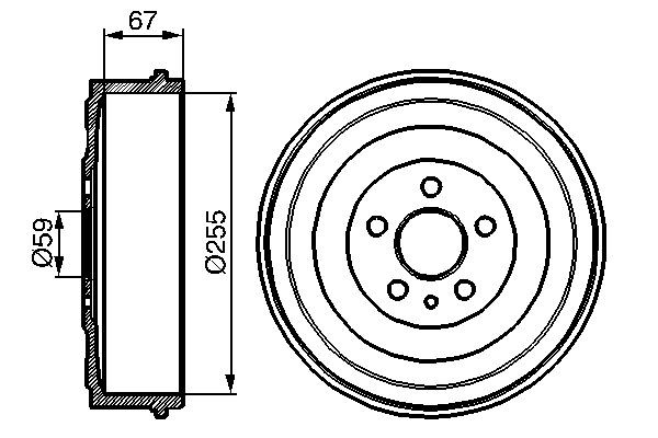 BOSCH Bromstrumma 0 986 477 144 0 986 477 144 BOSCH bromstrummor PEUGEOT 405