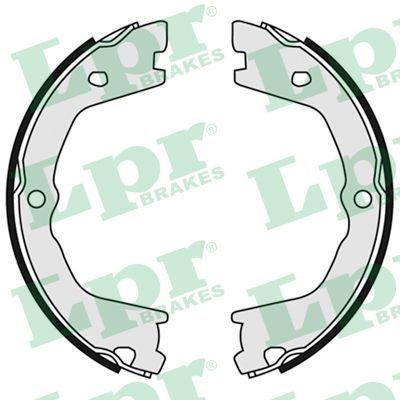 LPR Handbromsbackar 09080 09080 LPR parkeringsbromsbelägg ALFA ROMEO 156