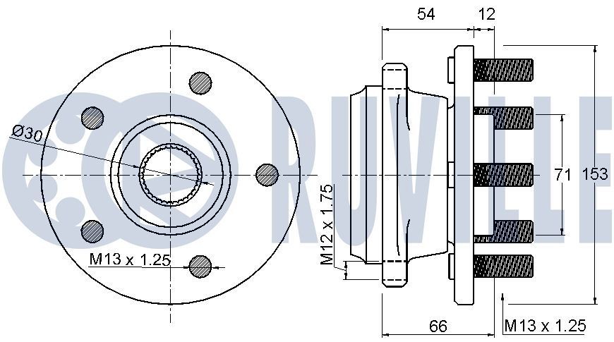 RUVILLE Catena di distribuzione 3466010 3466010 Catena di distribuzione PEUGEOT J5 RUVILLE costo