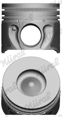 NÜRAL Kolv 87-140807-10 NÜRAL 87-140807-10 Kolv OPEL KADETT original