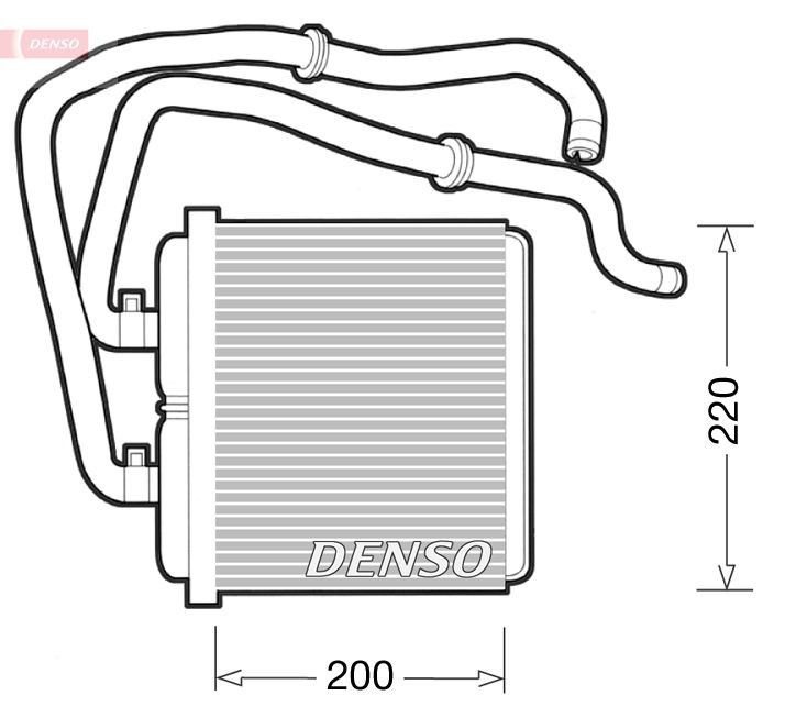 DENSO Varmeelement, kabinevarme DRR12003 Varmeelement DENSO Mazda CX-3 DRR12003