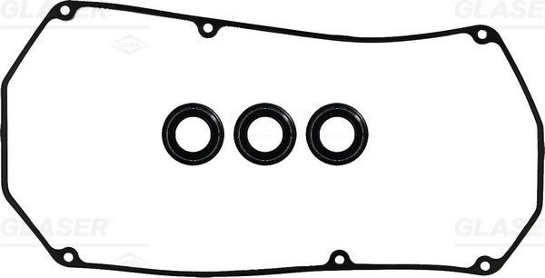 GLASER Gasket Set, cylinder head cover V37980-00 DODGE JOURNEY GLASER rocker cover gasket V3798000