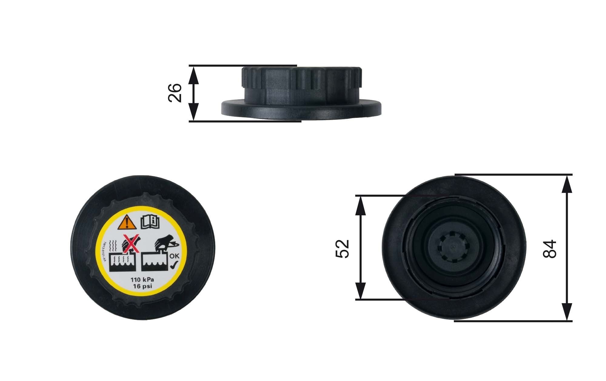 GATES Tappo, serbatoio refrigerante RC246 GATES RC246 Tappo vaschetta acqua FORD USA Expedition SUV originali prezzo