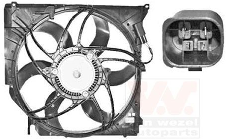 VAN WEZEL Kjølevifte 0680746 VAN WEZEL 0680746 Radiatorvifte BMW E83 originale pris
