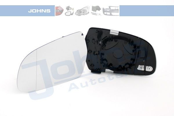 JOHNS Spoguļstikls, Ārējais atpakaļskata spogulis 13 12 37-87 JOHNS 13 12 37-87 orģinālās Spoguļstikls Audi A5 8ta cena