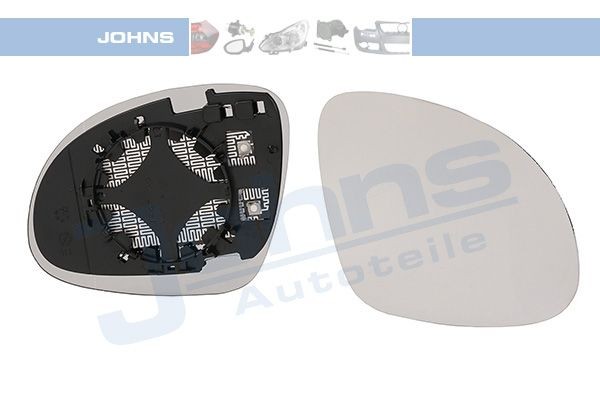 Speilglass, ytterspeil JOHNS 95 91 38-81 JOHNS 95 91 38-81: Sidespeilglass Volkswagen SHARAN 2011