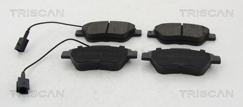 TRISCAN Plaquettes de frein 8110 10596 Citroën JUMPY Plaquettes de frein TRISCAN 8110 10596
