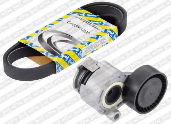 SNR Jeu de courroies trapézoïdales à nervures KA855.11 KA855.11 SNR Kit complet de courroies d'accessoire Dodge pas cher