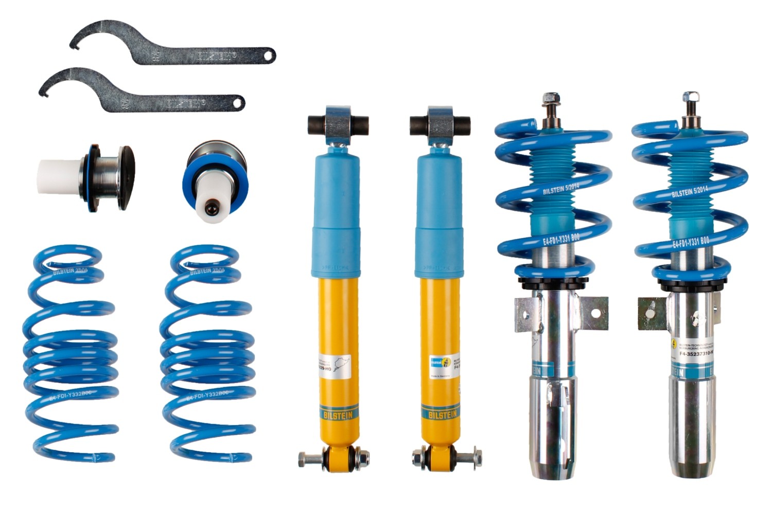 BILSTEIN Suspension kit, coil springs / shock absorbers 47-237308 47-237308 BILSTEIN sport suspension for RENAULT MEGANE