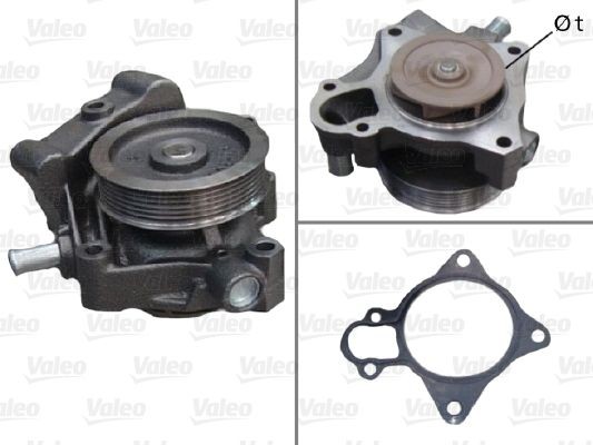 VALEO Ūdenssūknis 506961 Ūdens sūknis VALEO 306 506961 lēti