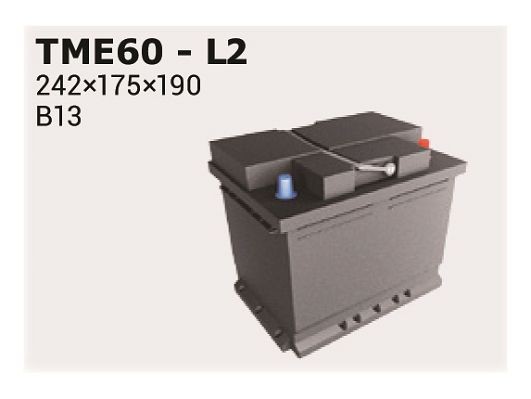 IPSA Batterie TME60 Opel GRANDLAND X Batterie de réserve IPSA TME60