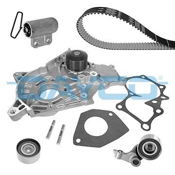 DAYCO Kamremssats med vattenpump KTBWP9650 DAYCO KTBWP9650 kuggremssats Toyota T25 Kombi pris