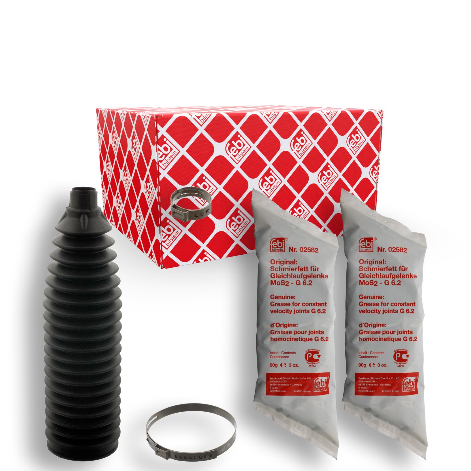 FEBI BILSTEIN Σετ φούσκες, τιμόνι 40915 FEBI BILSTEIN 40915 Σετ φούσκες τιμόνι HYUNDAI ix20 κόστος