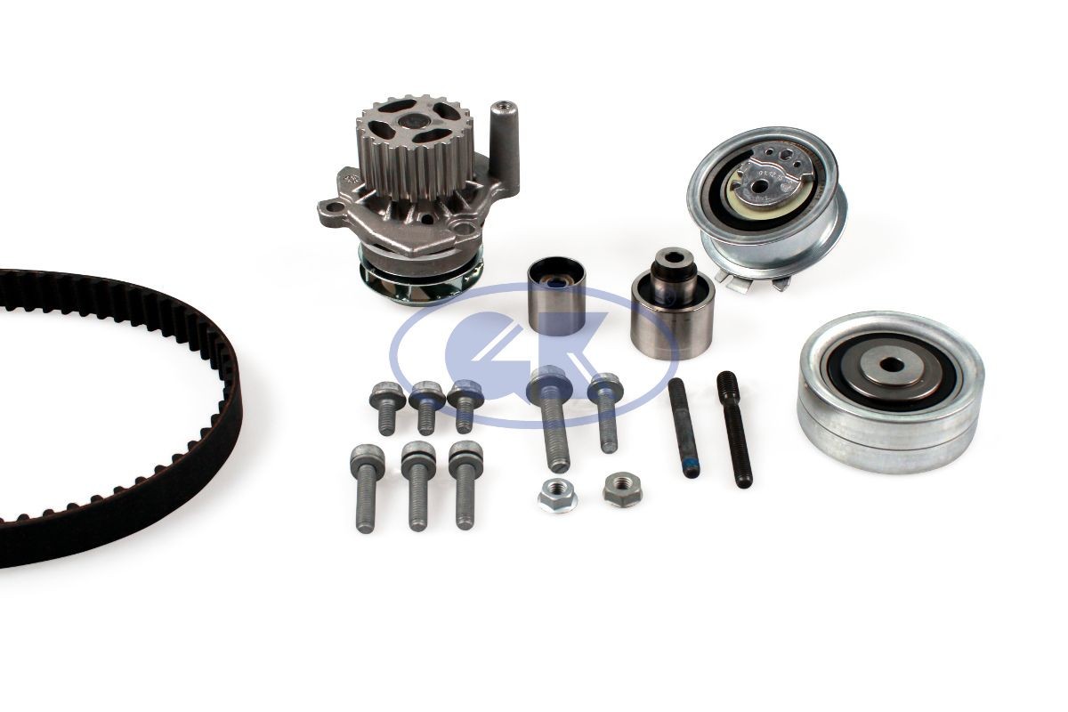 GK Kit cinghia distribuzione, pompa acqua K980293B K980293B Pompa acqua + kit cinghia distribuzione GK Audi