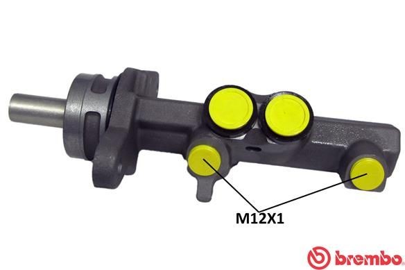BREMBO Hoofdremcilinder M 85 064 BREMBO M85064 Hoofdremcilinder Fiat PALIO originele
