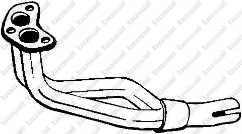 BOSAL Udstødningsrør 785-801 Udstødningsrør BOSAL Land Rover FREELANDER 785-801