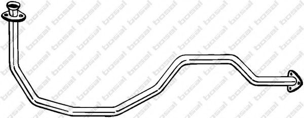 BOSAL Udstødningsrør 810-344 Rør til udstødning BOSAL Land Rover FREELANDER 810-344