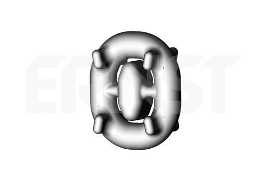 ERNST Holder, exhaust system 499699 Mercedes VANEO ERNST exhaust hanger 499699