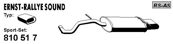 ERNST Sportseksospotte 810517 810517 Sportseksosanlegg CUPRA TAVASCAN ERNST