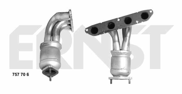 Catalytic converter ERNST 757706 ERNST Set 757706 1999 ROVER 75 catalytic converter replacement