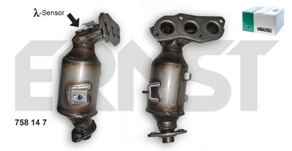 ERNST Katalizators 758147 Katalizators ERNST Citroën C4 Set 758147